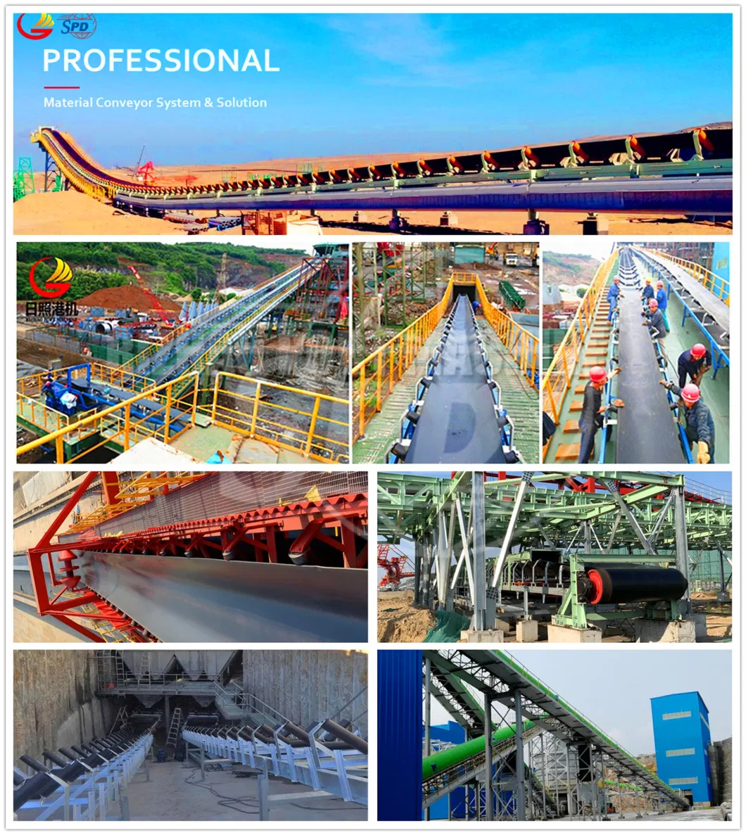 SPD Durable Mobile Roller Conveyor System Machine Belt Conveyor